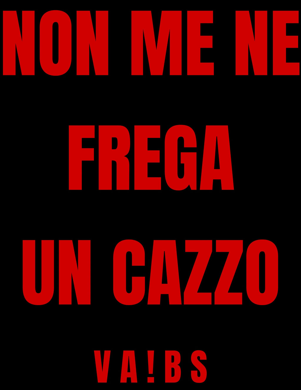 Non me ne frega un cazzo